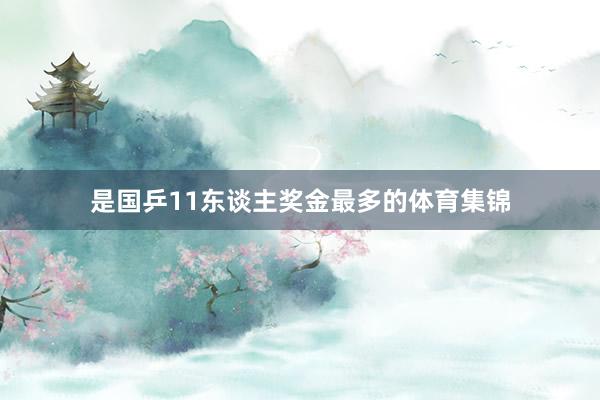 是国乒11东谈主奖金最多的体育集锦