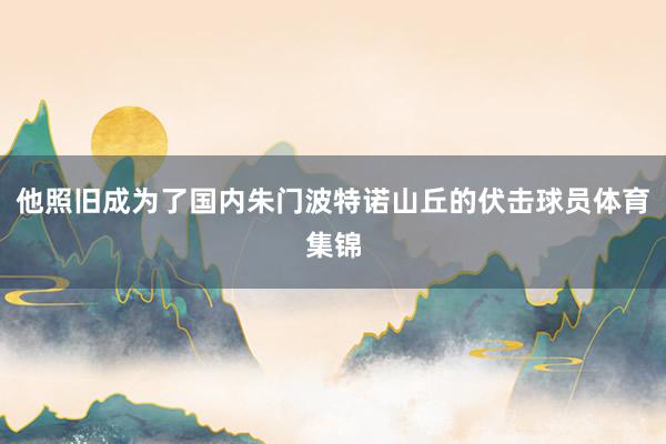 他照旧成为了国内朱门波特诺山丘的伏击球员体育集锦