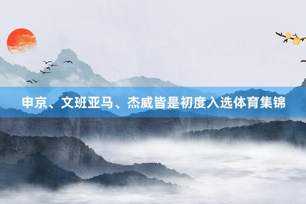 申京、文班亚马、杰威皆是初度入选体育集锦